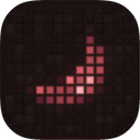 Coral and raspberry, Glass cell