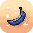 Blue Java banana, Pixel