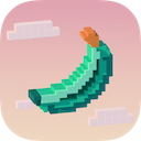 Low golden sun, Voxel